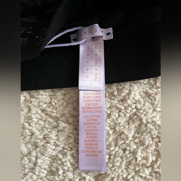 NWT Savage X Fenty Women's Forever Savage Bralette Skinny Racerback Black Print - Picture 3 of 10